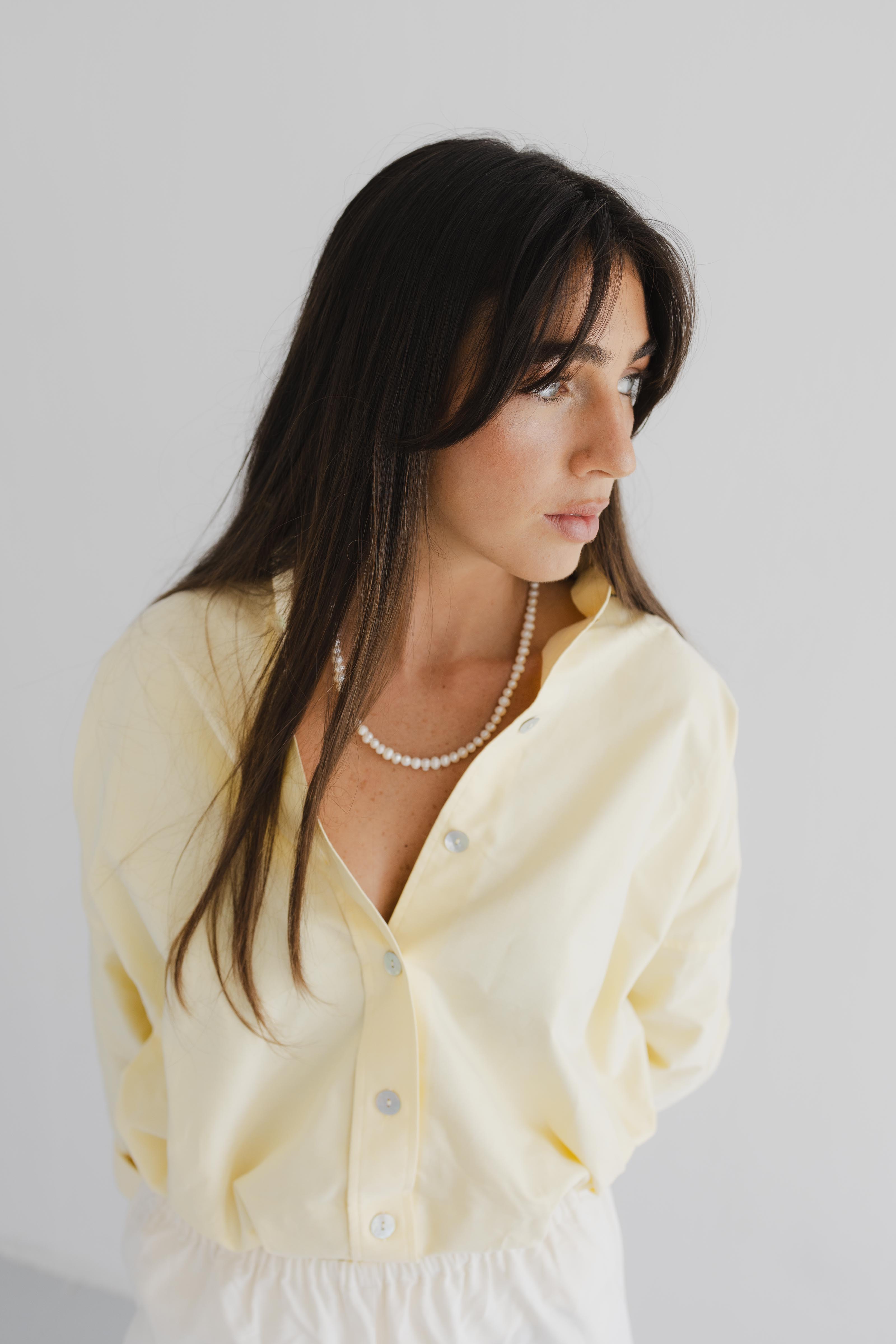 GABRIELLE Oxford Shirt Yellow