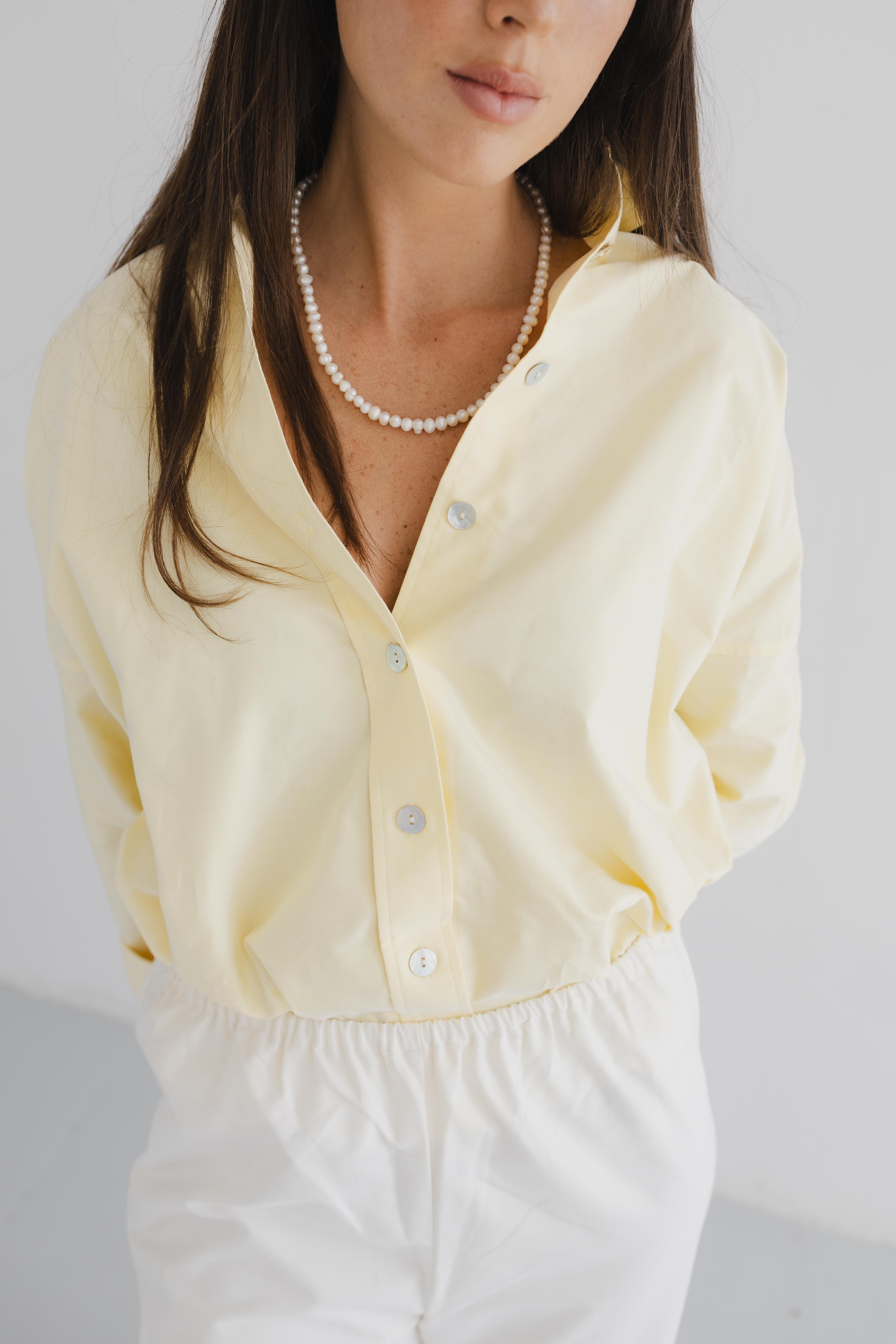 GABRIELLE Oxford Shirt Yellow