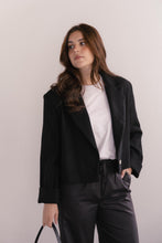 Carregar imagem no visualizador da galeria, Blazer de lã EDITH preto