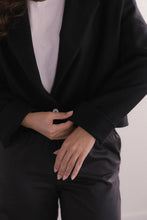 Carregar imagem no visualizador da galeria, Blazer de lã EDITH preto