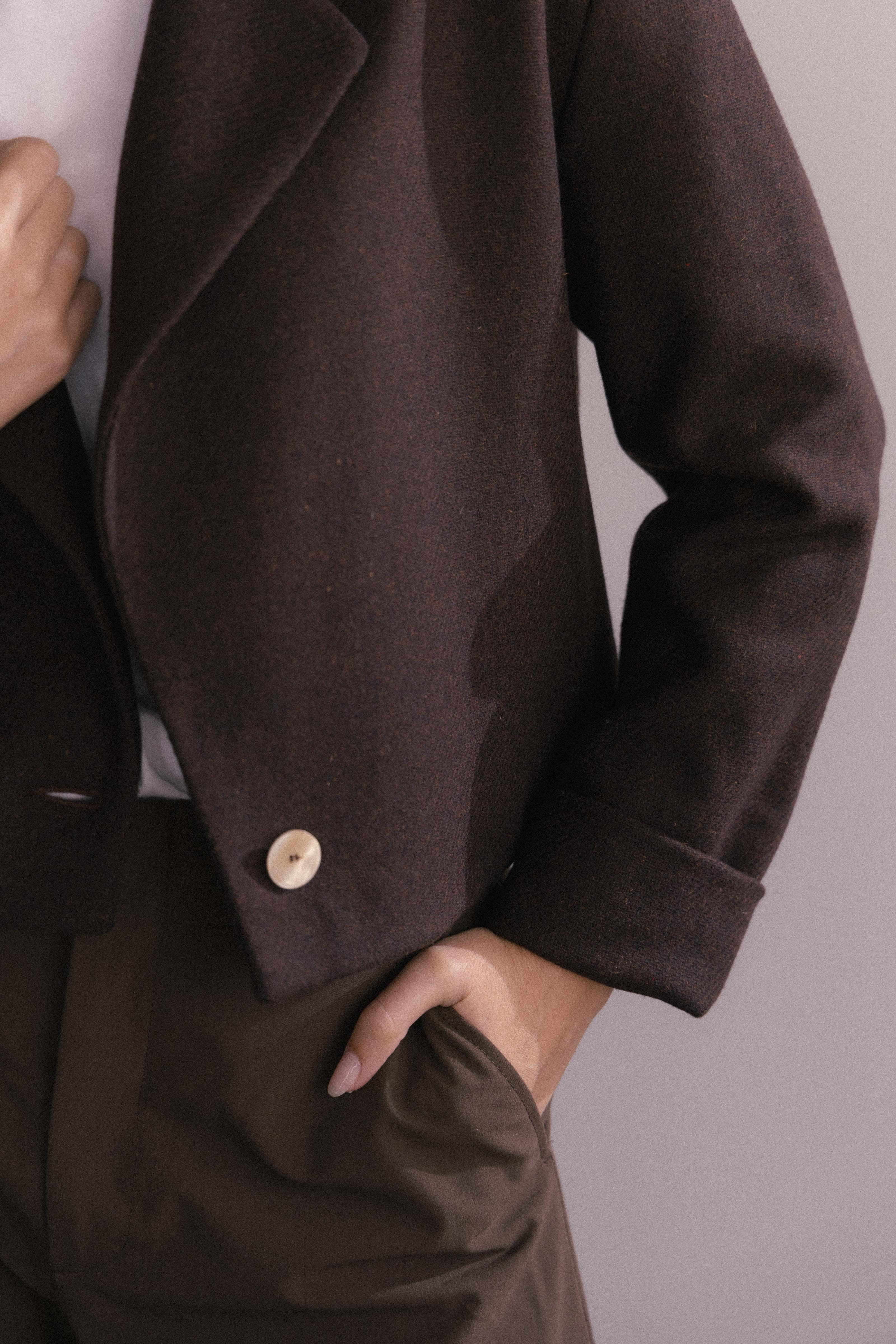 EDITH Blazer Chocolat