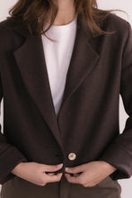 Load image into Gallery viewer, EDITH Blazer Chocolat