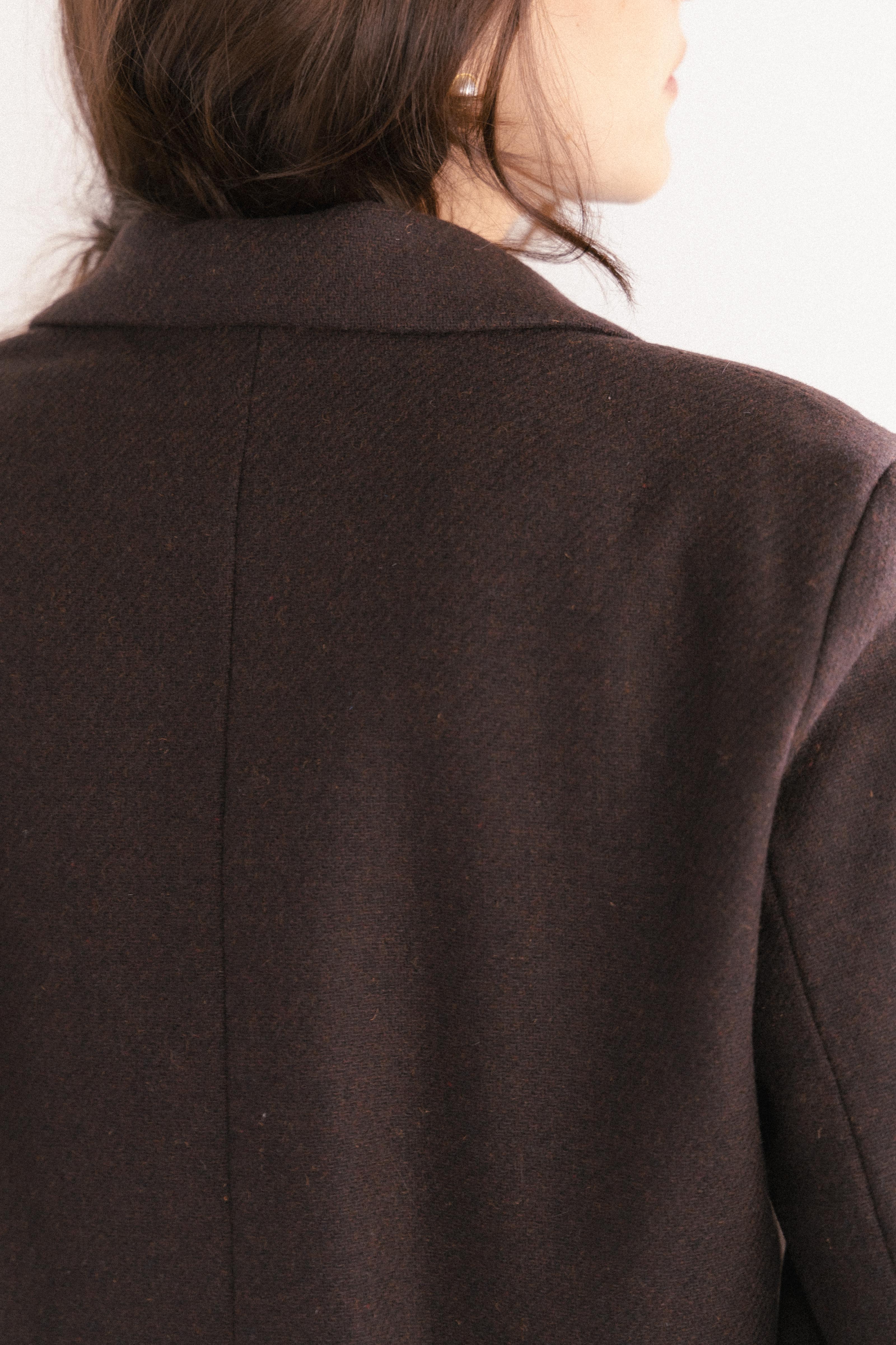 EDITH Blazer Chocolat