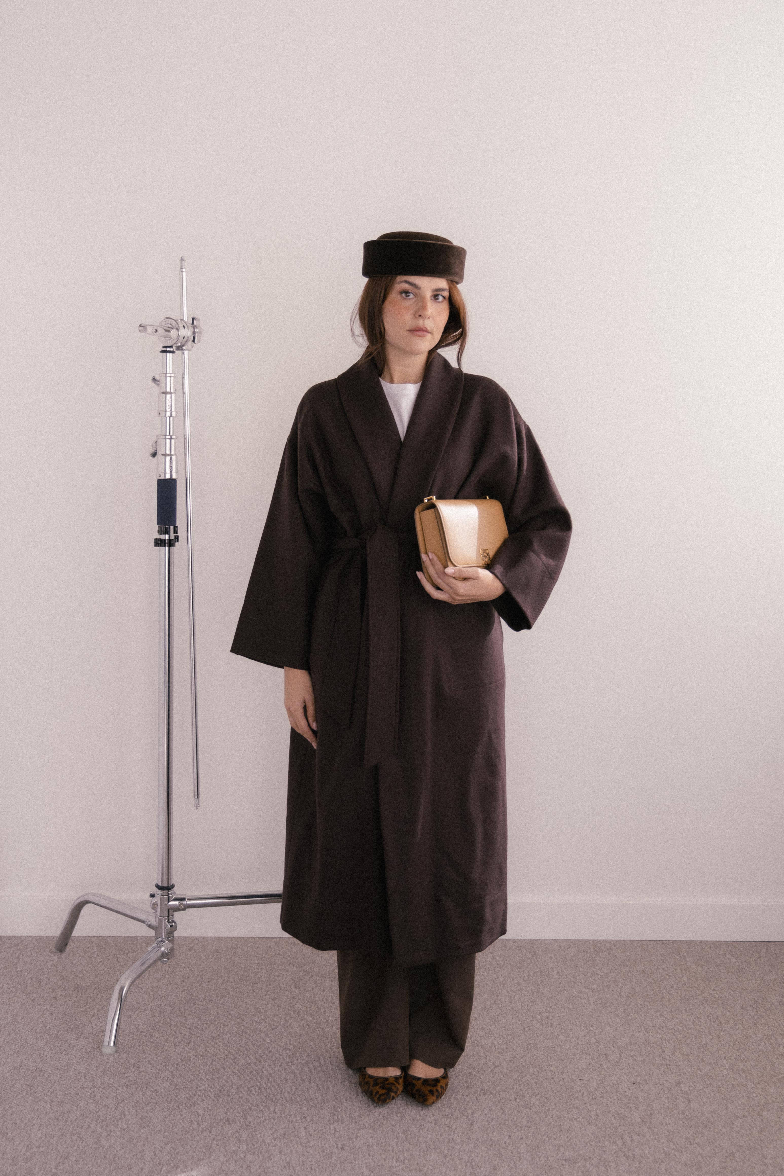 JOSEPH Coat Chocolate