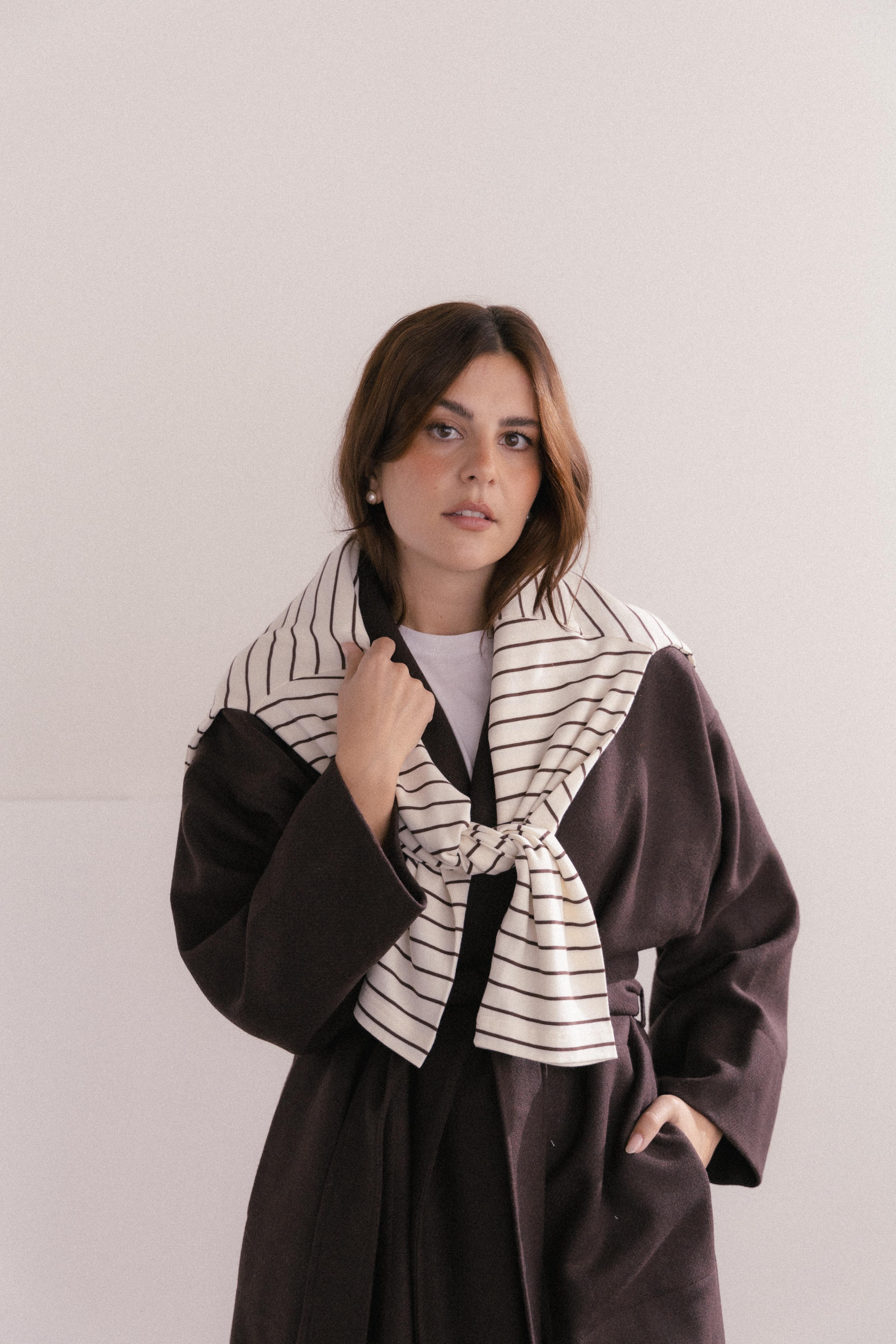 JOSEPH Coat Chocolate